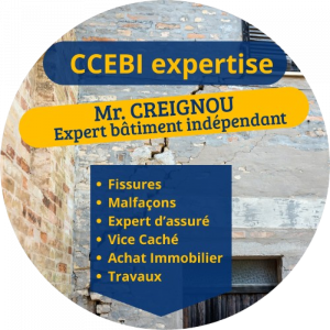 Mr. Creignou Stéphane. Expert bâtiment indépendant. CCEBI expertise
